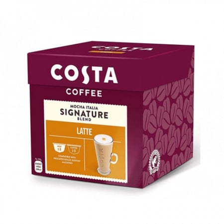 كبسولات لاتيه من كوستا 16 كبسولة دولتشي غوستو