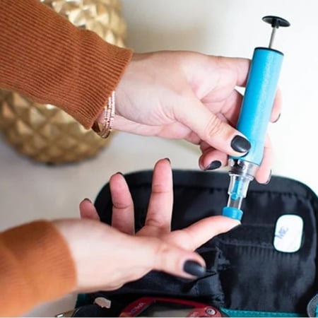 جنتيل جهاز وخز لقياس السكر بدون الم