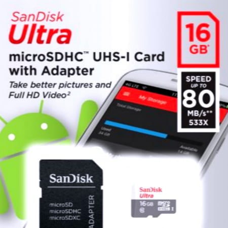 ذاكرة SANDISK 16GB