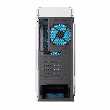 Gamemax StarLight ATX Mid Tower White (Blue LED Fan) Gaming Casing