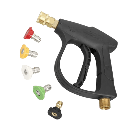 مسدس غسيل - عالي الضغط + فوهات متنوعة