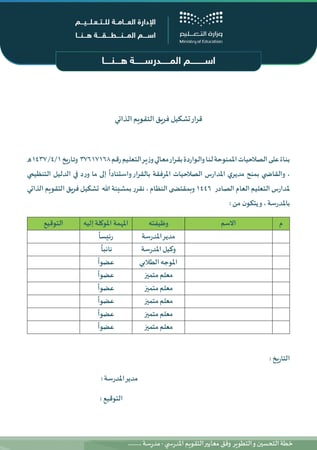 خطة التحسين والتطوير