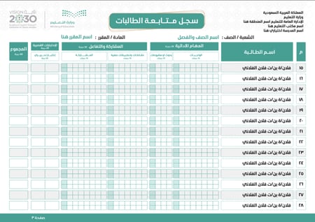 رابط كشف طالبات