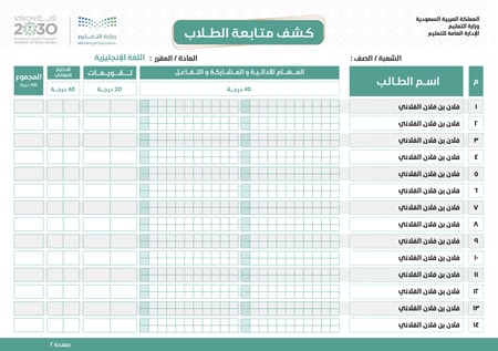 رابط كشف اللغة الانجليزية رابع ابتدائي