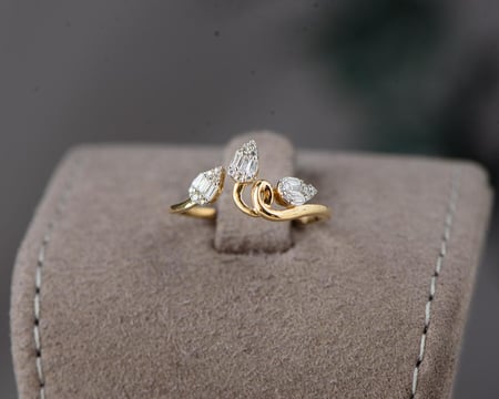 خاتم ذهب عيار 18