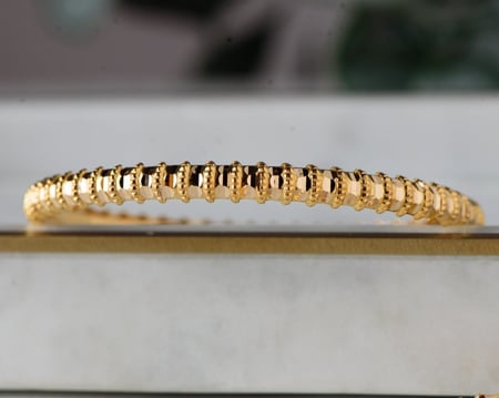 غوايش ذهب عيار 21 مقاس 20