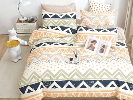 طقم لحاف سرير وجهين