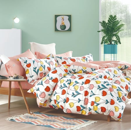 مفرش سرير قطن نفر ونص