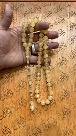 سبحة بكلايت خام امريكي مقاس 12 ملي 51 خرزة
