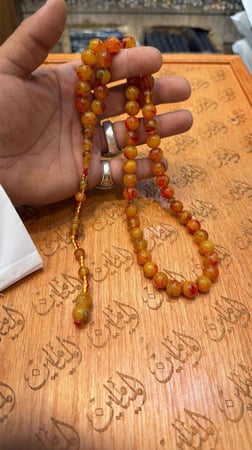 سبحة فاتوران عقود مقاس 12 ملي 51 خرزة