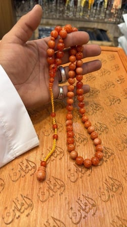 سبحة فاتوران عقود مقاس 12 ملي 51 خرزة