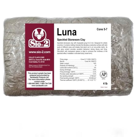 طين أسباني Luna حرق عالي