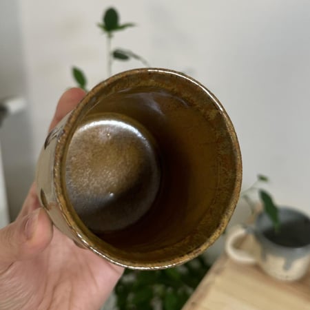 كوب خزف بنقش