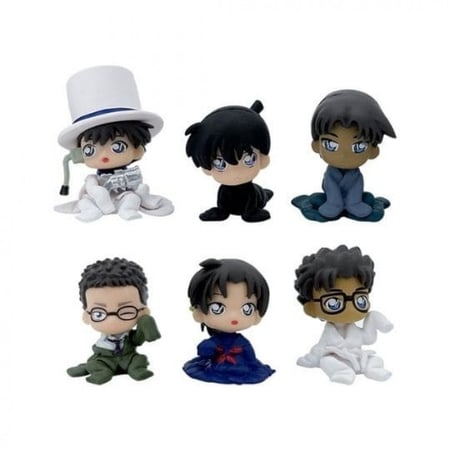 مجموعة 6 مجسمات انمي المحقق كونان