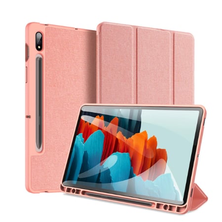حافظة ذكية مع حامل قلم لجهاز سامسونج تاب S8 بلس / S7 بلس / S7 FE 12.4 بوصة DUX DUCIS Smart Case with Pencil Holder for Samsung Tab S8 Plus/S7 Plus/S7 FE 12.4 inch