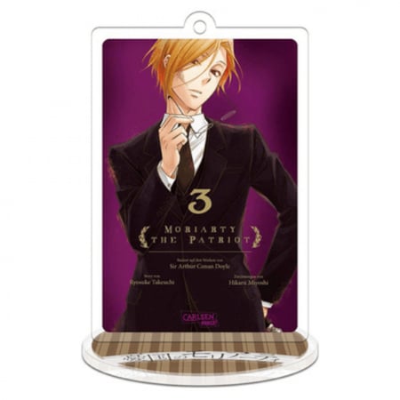 مجسم اكريليك انمي موريارتي شارلوك هولمز البروفوسور جيمس