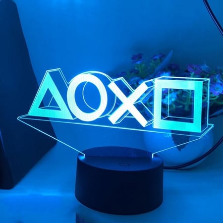 اضاءة 7 الوان شعار بلايستيشن - PLAYSTATION LED LIGHT 7 COLORS
