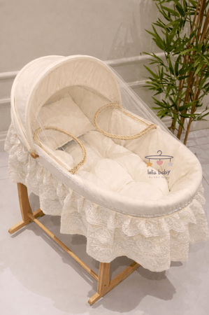 سلة موسى دانتيل مع قاعدة