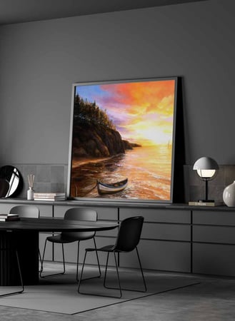 لوحات فنية زيتية للطبيعة