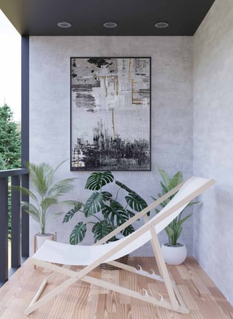 لوحة كانفاس على إطار خشبي، تصميم فن تجريدى ، للمنزل، غرفة المعيشة، المكتب، الديكور