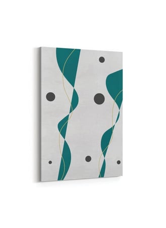 اشتر لوحه ديكور بتصميم فن تجريدي أمواج ودوائر بافضل سعر