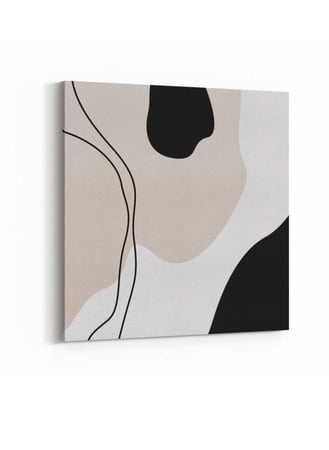 اشتر لوحة جدارية كبيره بتصميم فن تجريدي بوهيمي انسابي فاخر لديكور عصري