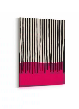 لوحة كانفاس على إطار خشبي، تصميم نمط متكرر، للمنزل، غرفة المعيشة، المكتب، الديكور