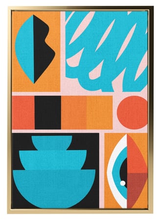 لاتفوتك لوحه معاصرة كانفاس بتصميم نمط فني معاصر فخم