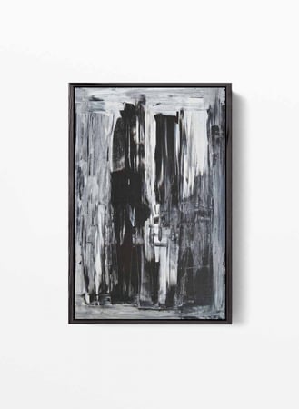 لوحة كانفاس على إطار خشبي، تصميم أزهار تتفتح، للمنزل، غرفة المعيشة، المكتب، الديكور