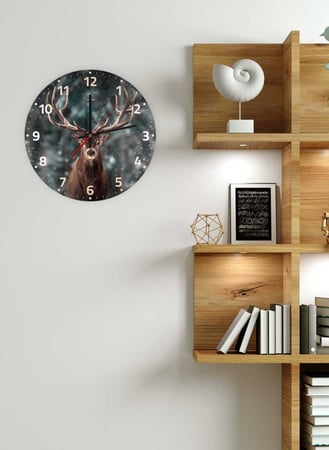 ساعة حائط ديكور فاخرة من لوحة تصميم أنيق ووظائف متقدمة