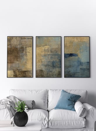 لوح فن تجريدي يضيف جمالا فريدا لديكورك من لوحة