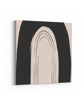 اشتر قوس قزح لوحة جدارية بلون اسود فخم لدكور الحائط وكهدية مميزة