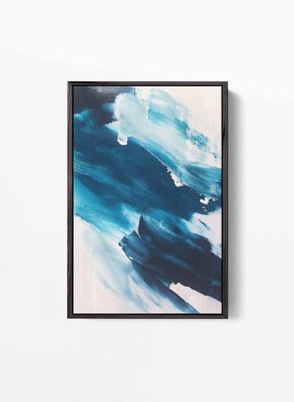 لوحة كانفاس على إطار خشبي، تصميم فن تجريدي لموضة الفن الحديث، للمنزل، غرفة المعيشة، المكتب، الديكور