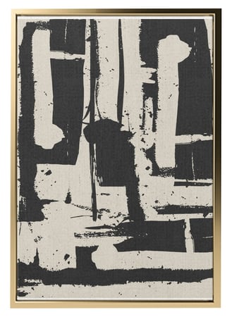 لوحة كانفاس على إطار خشبي بتصميم ريترو