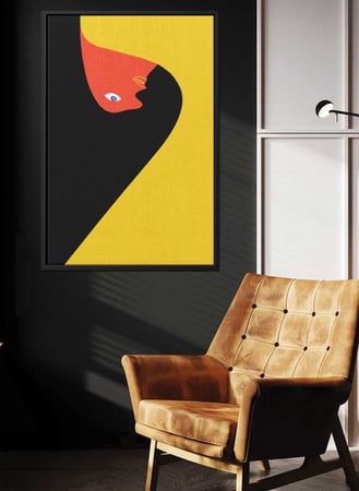 اشتر لوحة وجه كانفاس بتصميم وجه مقلوب بالوان فاخرة وجوده لاتضاهى