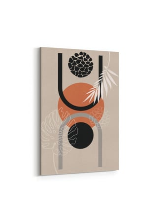 اشتر لوحات اوراق شجر كانفاس بتصميم أوراق استوائية