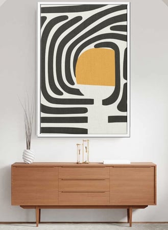 اشتر لوحه جدار بتصميم فن تجريدي معاصر خامات فاخرة