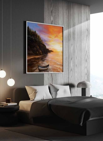 لوحات فنية زيتية للطبيعة