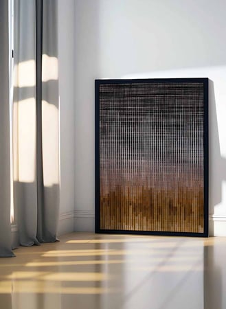 لوحة كانفاس على إطار خشبي، تصميم فن تجريدى، للمنزل، غرفة المعيشة، المكتب، الديكور