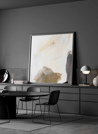 اطلب طقم لوحات فنية بتصميم فن تجريدي حديث بشكل مربع فاخر لديكور مذهل