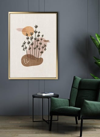 لوحة كانفاس على إطار خشبي بتصميم نمط كلاسيكى