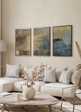 لوح فن تجريدي يضيف جمالا فريدا لديكورك من لوحة