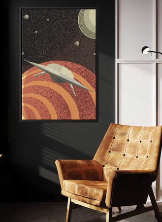 اشتر لوحة الفضاء بتصميم مميز وفخم للفضاء الخارجى