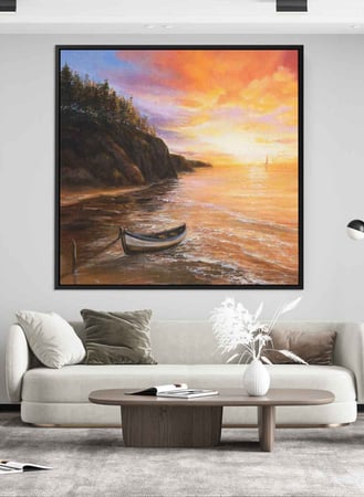 لوحات فنية زيتية للطبيعة