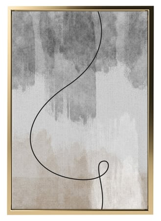 لوحة كانفاس على إطار خشبي بتصميم نمط فني ستايل بوهيمي