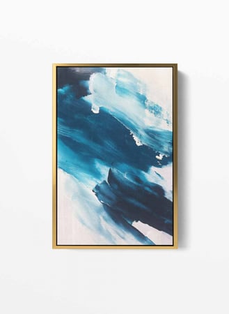 لوحة كانفاس على إطار خشبي، تصميم فن تجريدي لموضة الفن الحديث، للمنزل، غرفة المعيشة، المكتب، الديكور