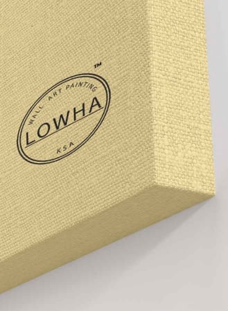 لوحة كانفس صغيرة بتصميم فن تجريدي لشاطئ البحر بمظهر جذاب وأنيق