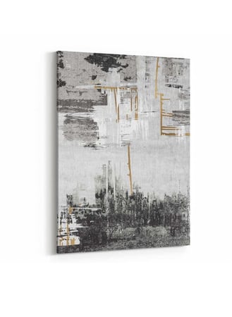 لوحة كانفاس على إطار خشبي، تصميم فن تجريدى ، للمنزل، غرفة المعيشة، المكتب، الديكور