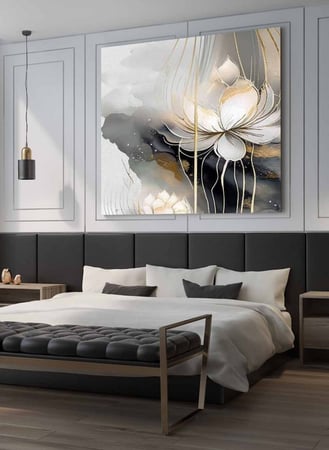 لاتفوتك اشتر لوحة ورد بيج بتصميم زهور مميزة والوان راقية بافضل سعر