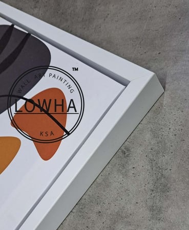 لوحة كانفاس مربع على إطار خشبي، تصميم فن زيتي ، للمنزل، غرفة المعيشة، المكتب، الديكور